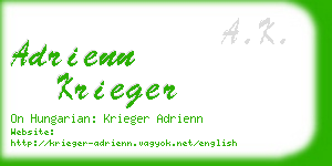 adrienn krieger business card